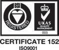 Certificate 152 - ISO9001