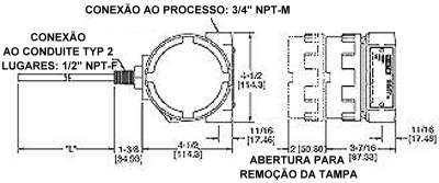 Transmissor Contínuo de Nível - Modelo CRF