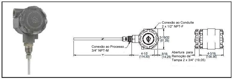 Transmissor de Nível Capacitivo Série CRF2