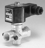 1393 Series 2 way solenoid valves for steam and other hot fluids