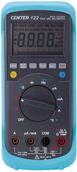 Multímetro Digital com true RMS e data Logger Marca Center Modelo122